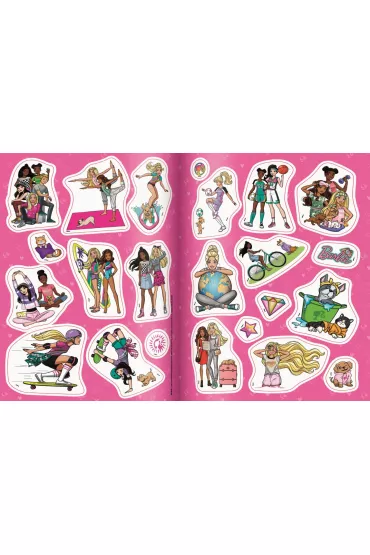 Barbie Dreamhouse Adventures. Kolorowanka z naklejkami