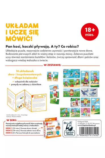 Pierwsze puzzle. Na spacerze. Kapitan Nauka Edgard - Anna Zaj�c
