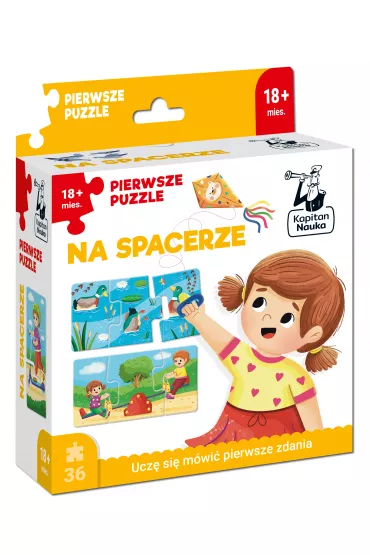 Pierwsze puzzle. Na spacerze. Kapitan Nauka Edgard - Anna Zaj�c