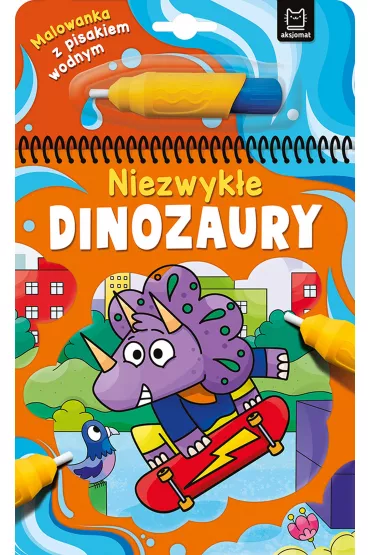 MALOWANKA Z PISAKIEM WODNYM. NIEZWYK�E DINOZAURY - Anna Podg�rska