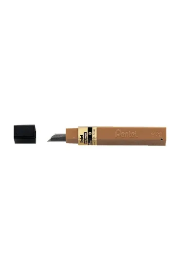 Pentel Grafity o��wkowe Hi-Polymer twardo�� B 12 szt.