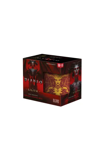 Kubek ceramiczny Kubek 480ml termoaktywny ceramiczny Diablo IV Lilith's Blood