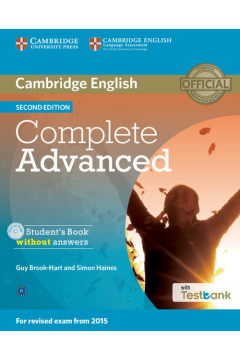 Complete Advanced. Student's Book without Answers with CD-ROM with Testbank. 2nd Edition