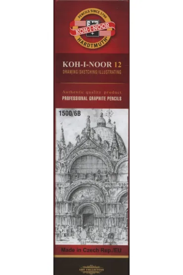 Koh-I-Noor O��wek grafitowy 1500/6B 12 szt.
