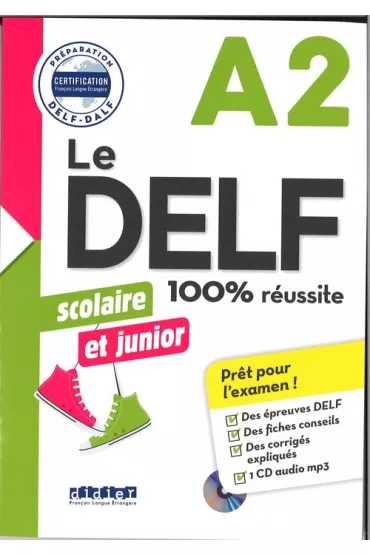 DELF 100% reussite A2 ksi��ka + CD - Bruno Girardeau, Marie Rabin