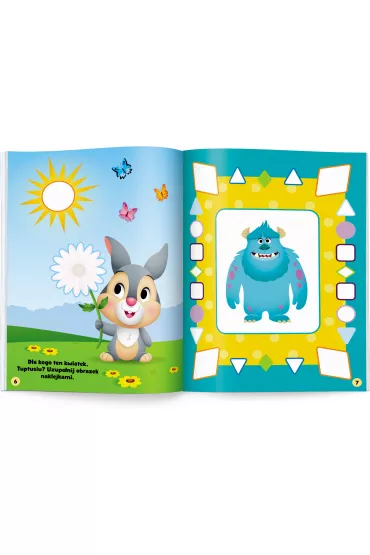 Disney Maluch. Kszta�ty. Ucz� si� i naklejam FIG-9201