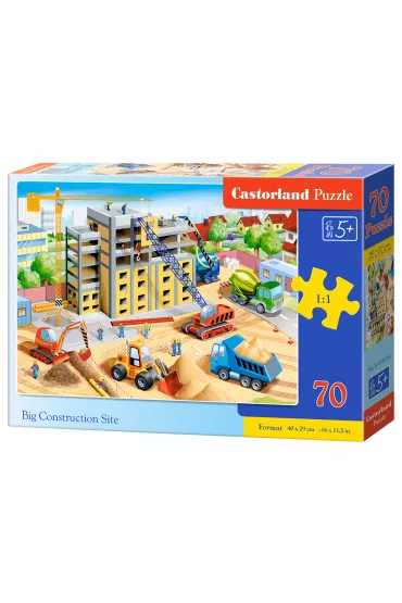 Puzzle 70 el. Big Construction Site Castorland
