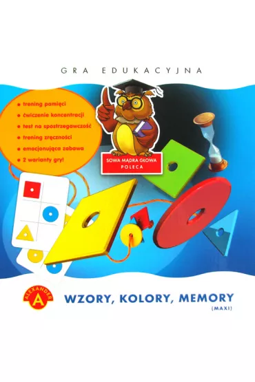Wzory, kolory, memory Maxi Alexander