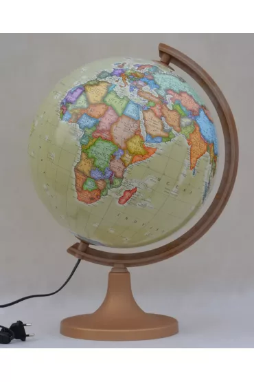 Globus polityczny podwietlany 32 cm