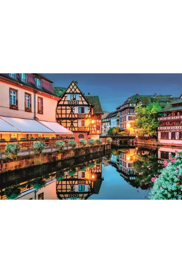 Puzzle 500 el. Compact Strasbourg old town Clementoni