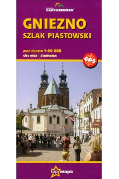 Plan miasta Gniezno, Szlak Piastowski 1:20 000