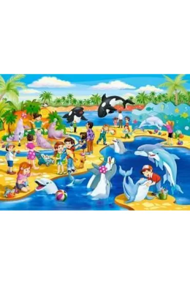Puzzle 60 el. Dolphinarium Castorland