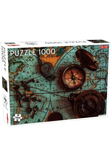 Puzzle 1000 el. Vintage Sea Map Tactic