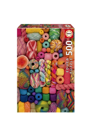 Puzzle 500 el. Kolorowa prz�dza Educa