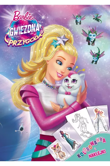 BARBIE GWIEZDNA PRZYGODA. KOLOROWANKA I NAKLEJKI *