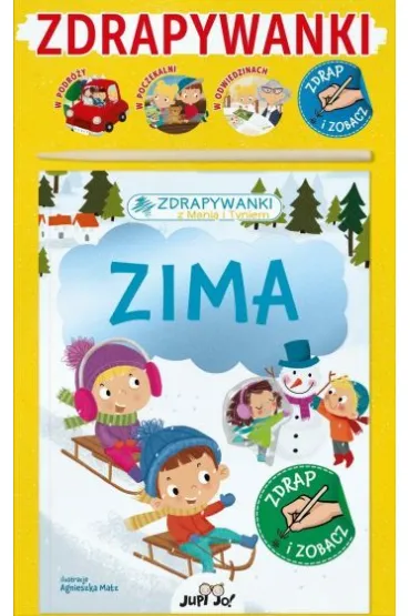 Zima. Zdrapywanki z Mani� i Tyniem - Agnieszka Matz