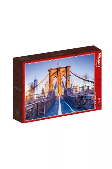 Puzzle 1000 el. Nowy York, Most Brookli�ski Alipson