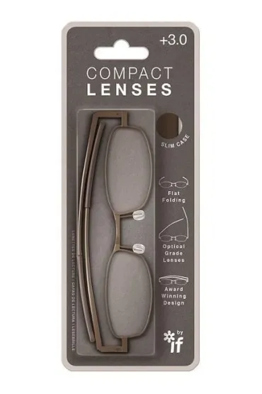 Compact Lenses Okulary NEW +3.0 mix kolor�w + etui