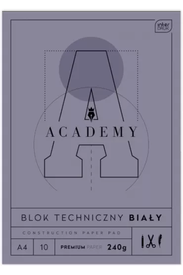 Interdruk Blok techniczny A4 Academy 10 kartek
