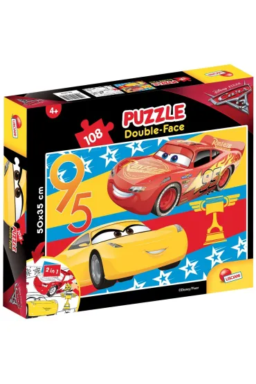 Puzzle dwustronne 108 el. Cars 3 Lisciani