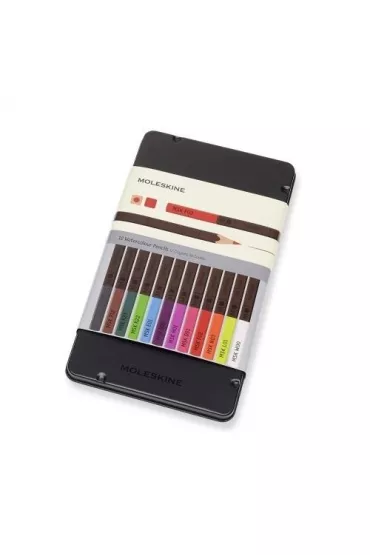 Moleskine Kredki w metalowym pude�ku 12 szt.