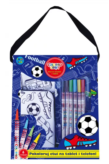Etui na tablet i telefon kom�rkowy - zestaw Football *