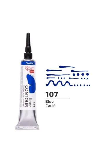 Rosa Farba akrylowa konturowa universal blue 20ml 20 ml