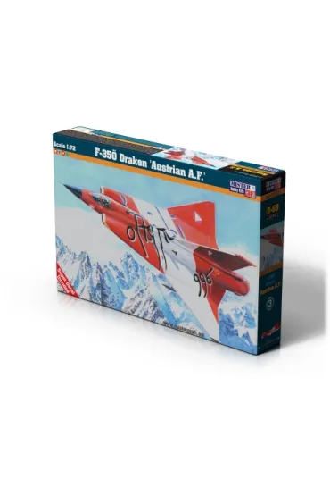 Model do sklejania - Samolot F-350 Draken Austrian MisterCraft 1:72 Mastercraft