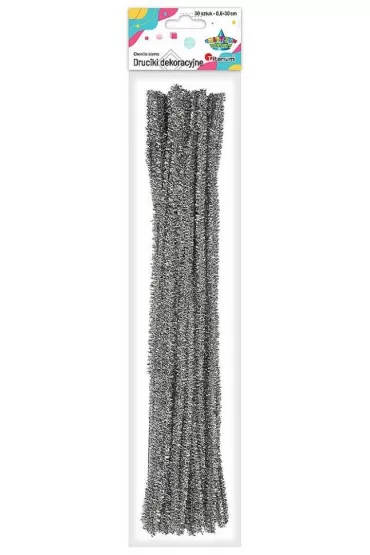 Titanum Druciki metalizowane 0,6 x 30 cm