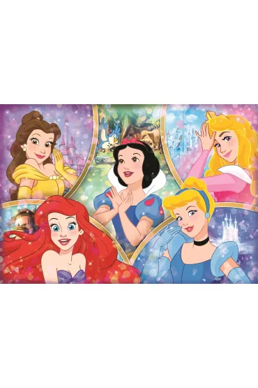 Puzzle 180 el. SuperColor. Ksi�niczki Clementoni