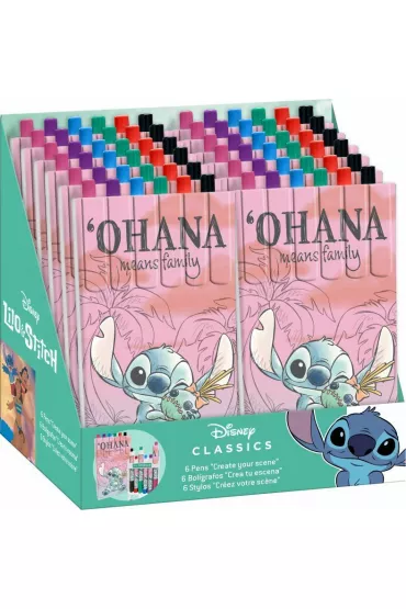KIDS EUROSWAN D�ugopis�w Stitch ST00036 6 kolor�w