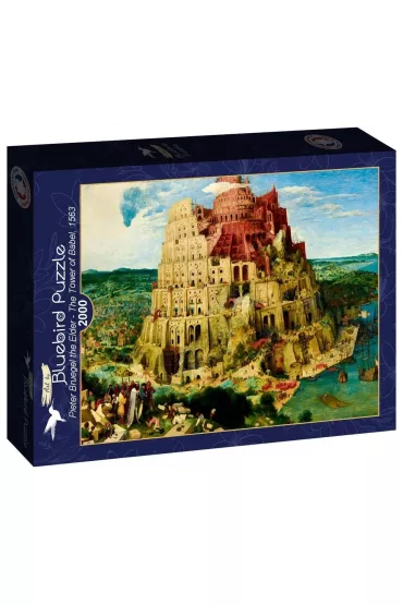 Puzzle 2000 el. Wie�a Babel Piotr Brueghel 1563 Bluebird Puzzle