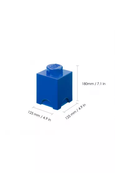 Pojemnik klocek LEGO Brick 1 niebieski