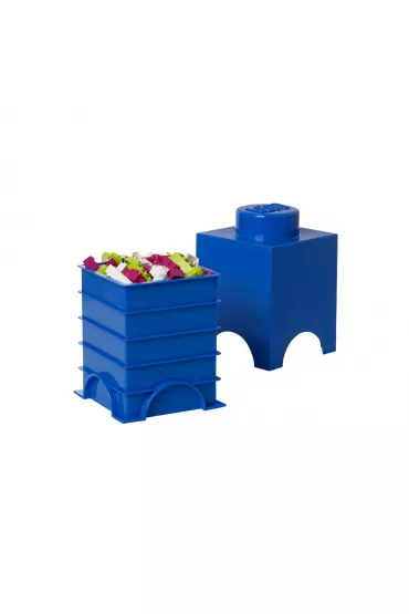Pojemnik klocek LEGO Brick 1 niebieski