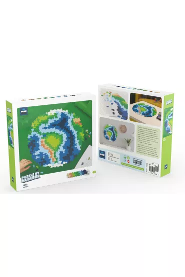 Puzzle By Numbers 800 el. Ziemia Plus-Plus