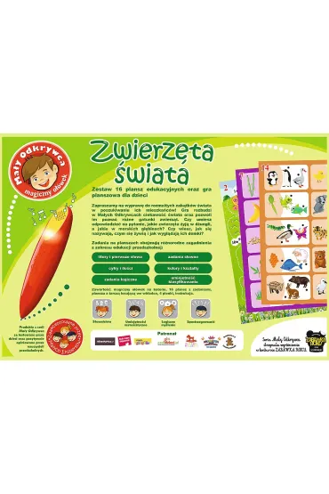 Zwierz�ta �wiata. Ma�y Odkrywca i magiczny o��wek Trefl