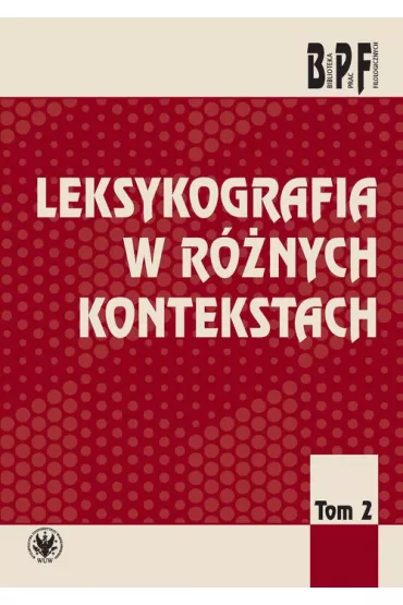 Leksykografia w r�nych kontekstach