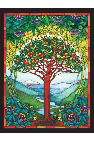 Puzzle 275 el. XL Witra�: Drzewo �ycia Cobble Hill - Louis Comfort Tiffany