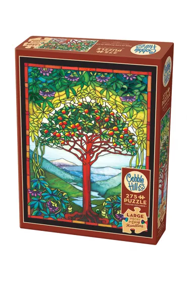 Puzzle 275 el. XL Witra�: Drzewo �ycia Cobble Hill - Louis Comfort Tiffany