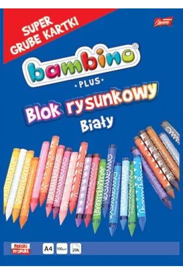 St. Majewski Blok rysunkowy A4 Bambino bia�y