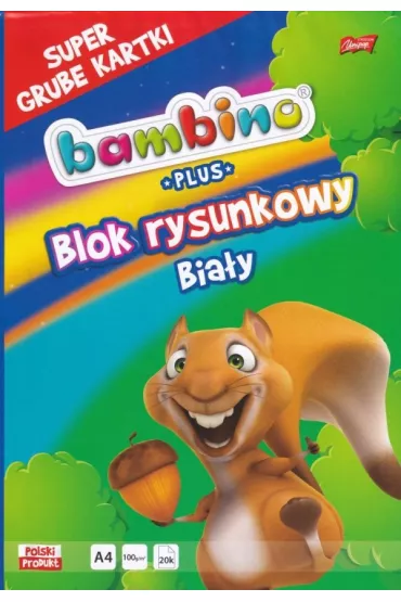 St. Majewski Blok rysunkowy A4 Bambino bia�y