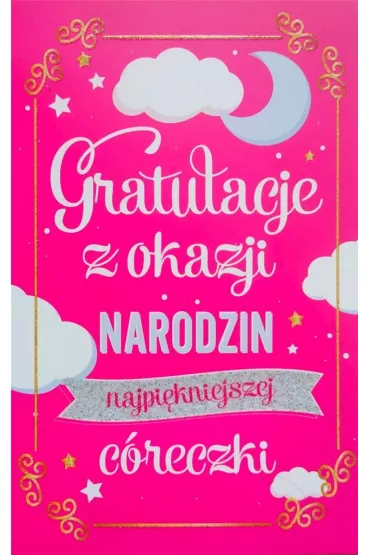 Yeku Karnet Narodziny dziewczynka 2K-086