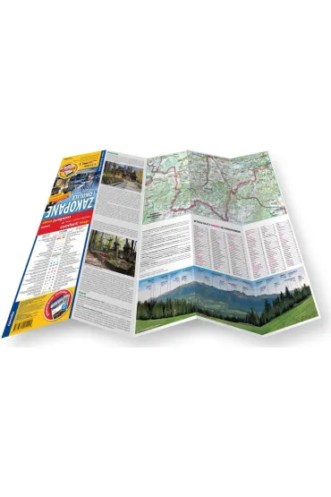 Zakopane i okolice plan miasta 1:15 000 laminat midi 2023