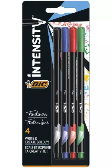 Bic Cienkopisy Intensity Fine mix 4 szt.