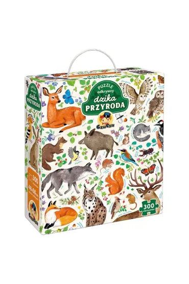 Puzzle odkrywcy 300 el. Dzika przyroda Bright Junior Media