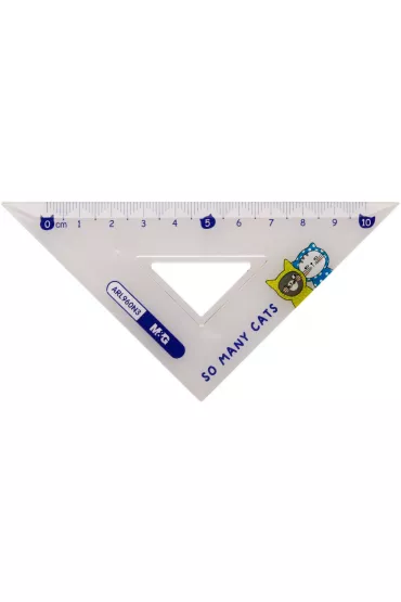 M&G Zestaw geometryczny So Many Cats, linijka 15cm, 2 ekierki, k�tomierz