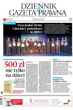 ePrasa Dziennik Gazeta Prawna 62/2016