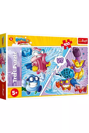 Puzzle 100 el. Bohaterowie kontra z�oczy�cy SuperZings 16397 Trefl