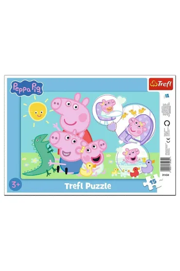 Puzzle ramkowe 15 el.Najmilsza �winka Trefl