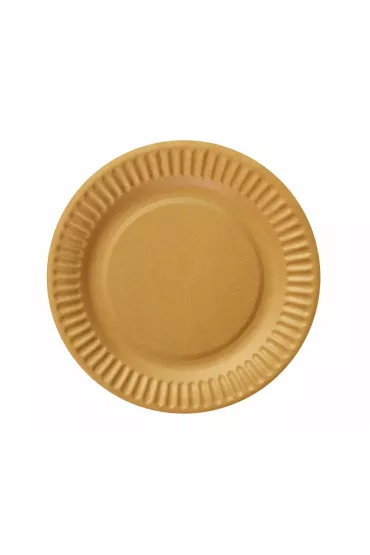 Godan Talerzyki papierowe z�ote 18cm 6 szt.